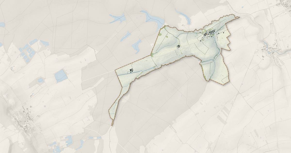 Portrait cartographique de Sanzey : relief, eau, forêts, bâti et voies, calculés à partir des données de l'IGN
