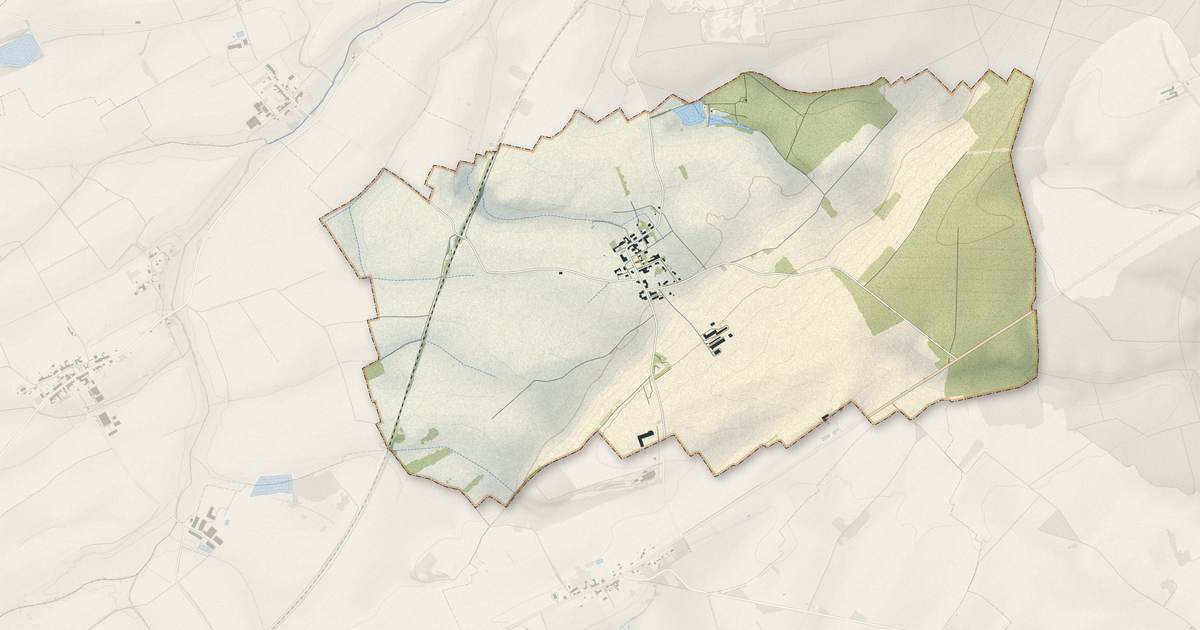 Portrait cartographique de Seicheprey : relief, eau, forêts, bâti et voies, calculés à partir des données de l'IGN