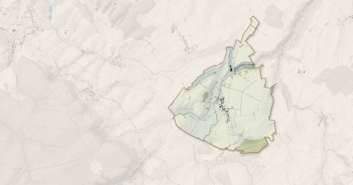 Portrait cartographique de Thorey-Lyautey : relief, eau, forêts, bâti et voies, calculés à partir des données de l'IGN