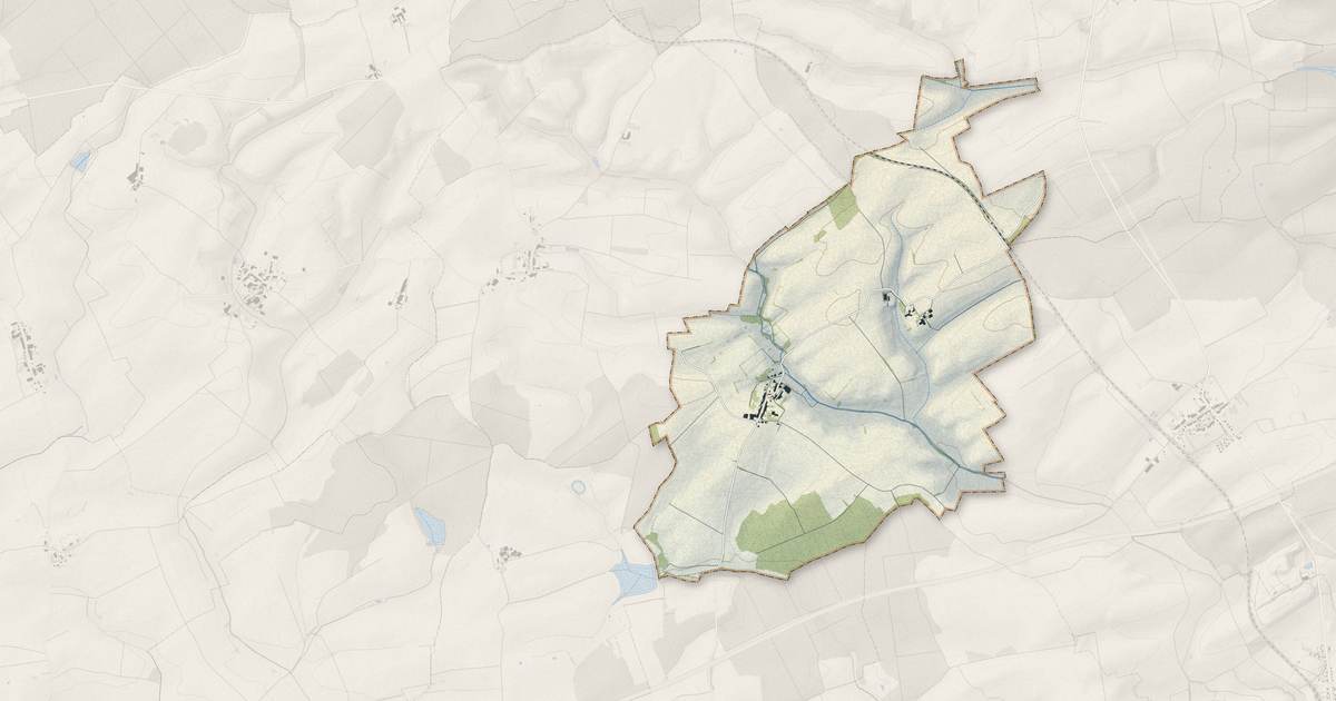 Portrait cartographique de Thumeréville : relief, eau, forêts, bâti et voies, calculés à partir des données de l'IGN