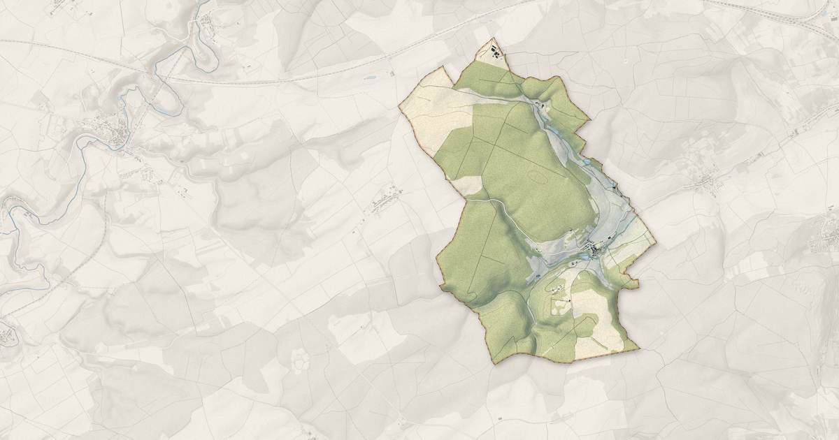Portrait cartographique de Vilcey-sur-Trey : relief, eau, forêts, bâti et voies, calculés à partir des données de l'IGN
