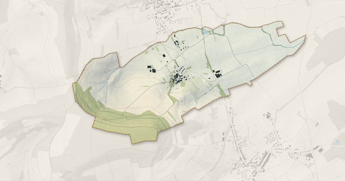 Portrait cartographique de Villers-lès-Moivrons : relief, eau, forêts, bâti et voies, calculés à partir des données de l'IGN
