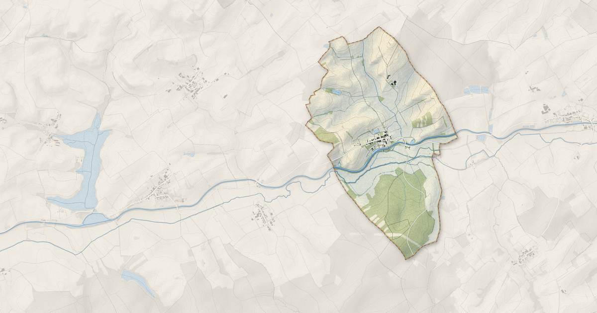 Portrait cartographique de Xures : relief, eau, forêts, bâti et voies, calculés à partir des données de l'IGN