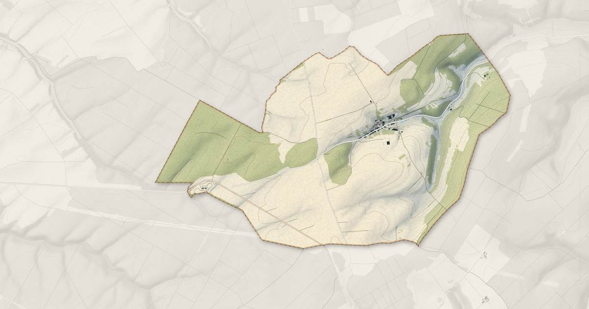 Portrait cartographique de Amanty : relief, eau, forêts, bâti et voies, calculés à partir des données de l'IGN