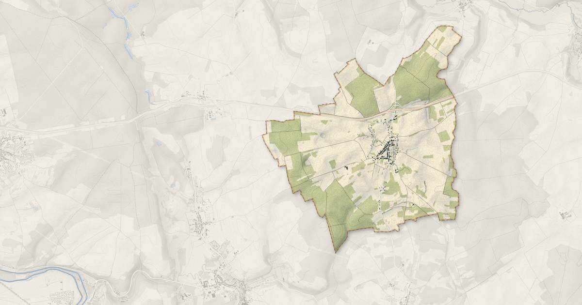 Portrait cartographique de Aulnois-en-Perthois : relief, eau, forêts, bâti et voies, calculés à partir des données de l'IGN