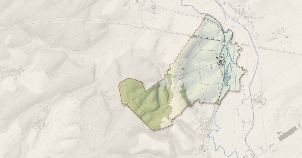 Portrait cartographique de Bannoncourt : relief, eau, forêts, bâti et voies, calculés à partir des données de l'IGN
