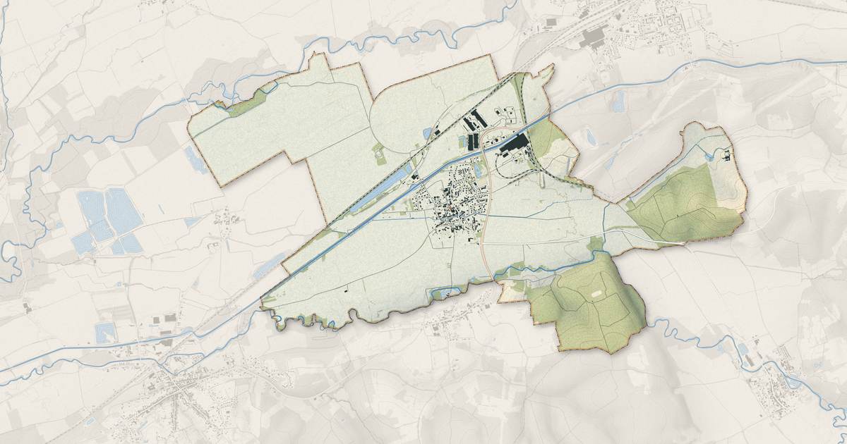 Portrait cartographique de Contrisson : relief, eau, forêts, bâti et voies, calculés à partir des données de l'IGN