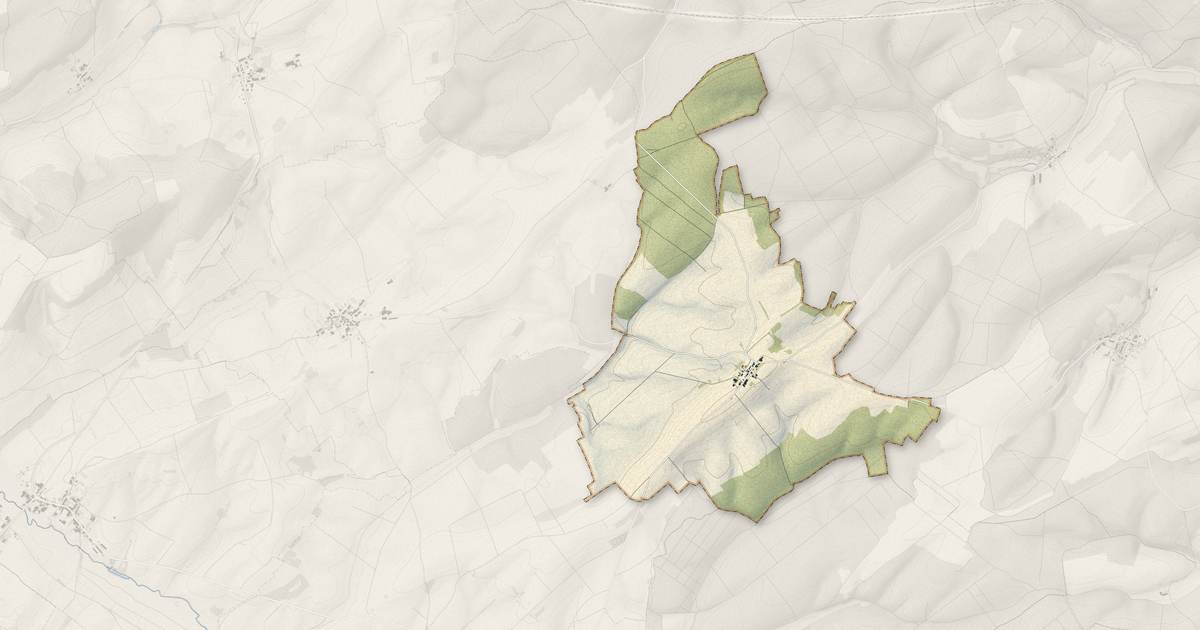 Portrait cartographique de Courouvre : relief, eau, forêts, bâti et voies, calculés à partir des données de l'IGN