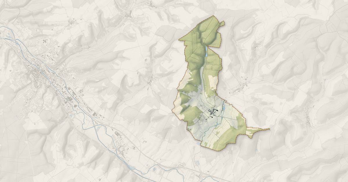 Portrait cartographique de Culey : relief, eau, forêts, bâti et voies, calculés à partir des données de l'IGN