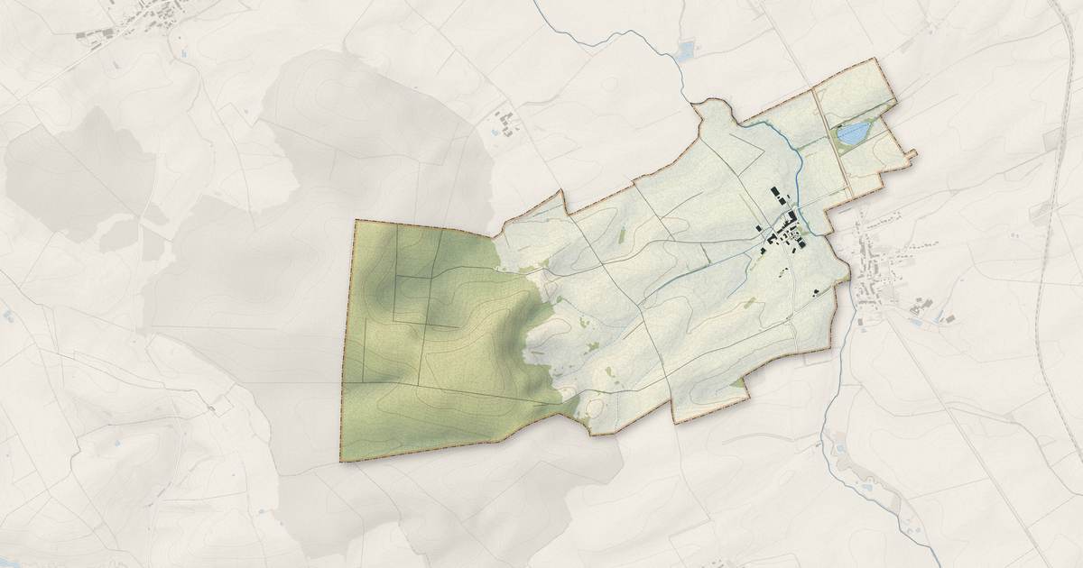 Portrait cartographique de Duzey : relief, eau, forêts, bâti et voies, calculés à partir des données de l'IGN