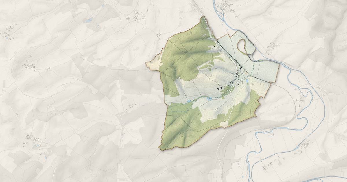 Portrait cartographique de Forges-sur-Meuse : relief, eau, forêts, bâti et voies, calculés à partir des données de l'IGN