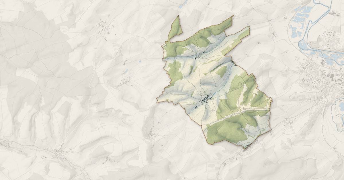 Portrait cartographique de Fromeréville-les-Vallons : relief, eau, forêts, bâti et voies, calculés à partir des données de l'IGN