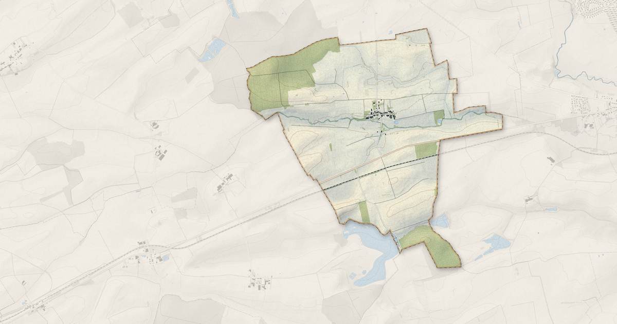 Portrait cartographique de Fromezey : relief, eau, forêts, bâti et voies, calculés à partir des données de l'IGN