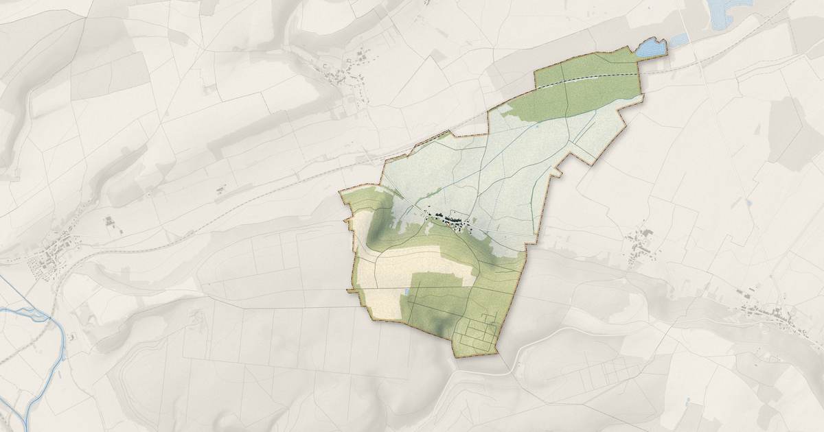 Portrait cartographique de Girauvoisin : relief, eau, forêts, bâti et voies, calculés à partir des données de l'IGN