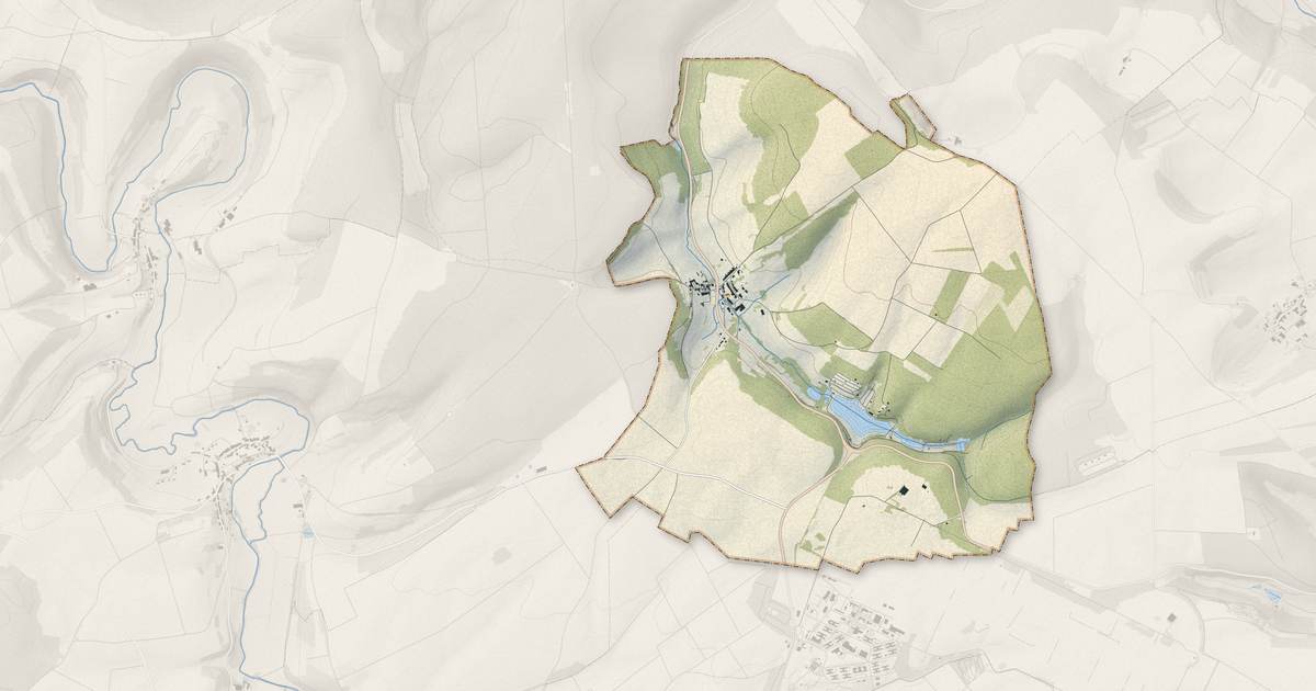 Portrait cartographique de Iré-le-Sec : relief, eau, forêts, bâti et voies, calculés à partir des données de l'IGN