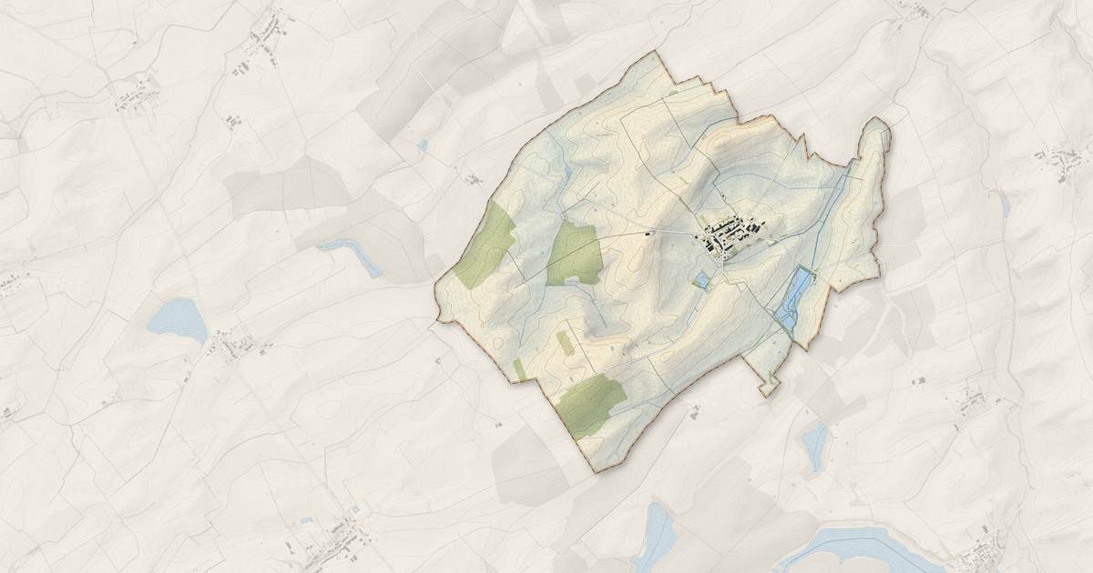 Portrait cartographique de Jonville-en-Woëvre : relief, eau, forêts, bâti et voies, calculés à partir des données de l'IGN