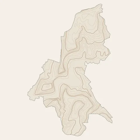 Montmédy : courbes de niveau