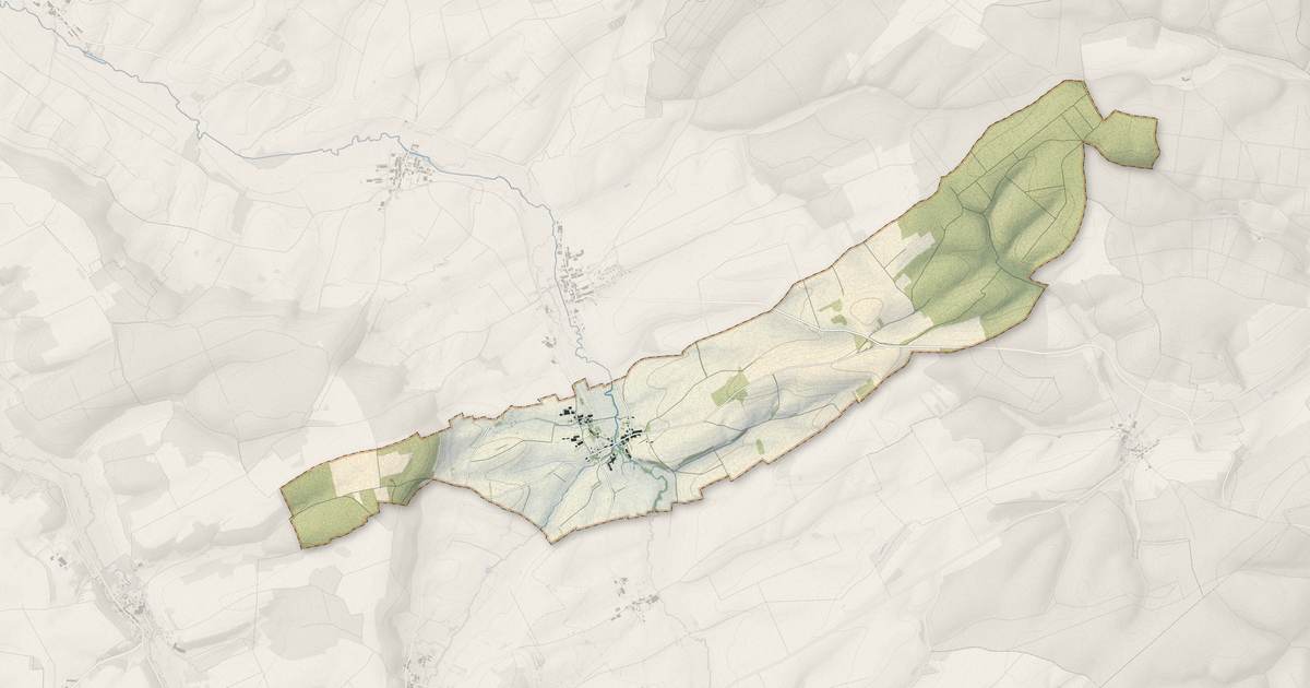 Portrait cartographique de Nicey-sur-Aire : relief, eau, forêts, bâti et voies, calculés à partir des données de l'IGN