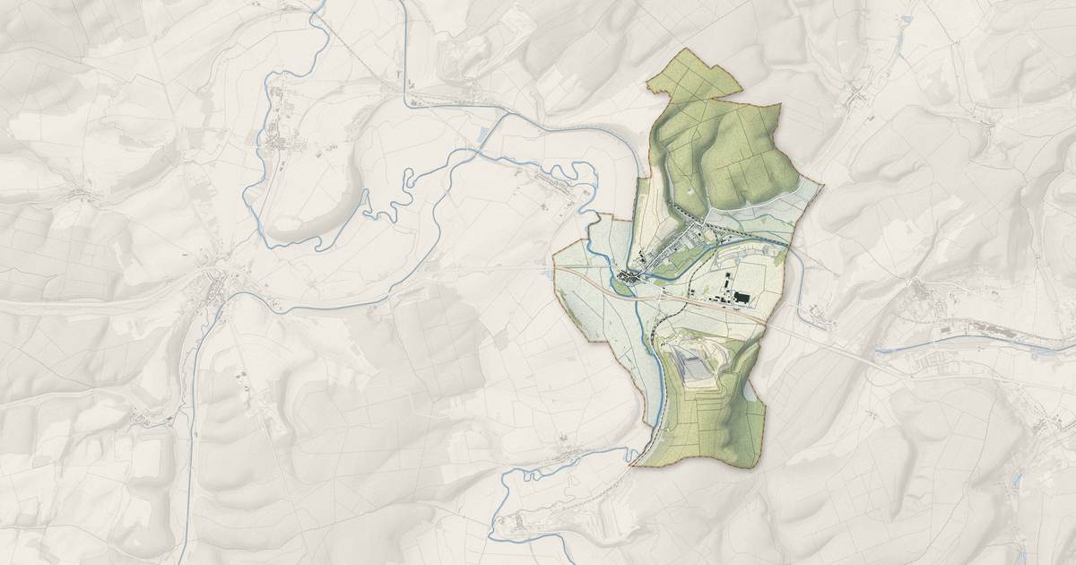 Portrait cartographique de Pagny-sur-Meuse : relief, eau, forêts, bâti et voies, calculés à partir des données de l'IGN