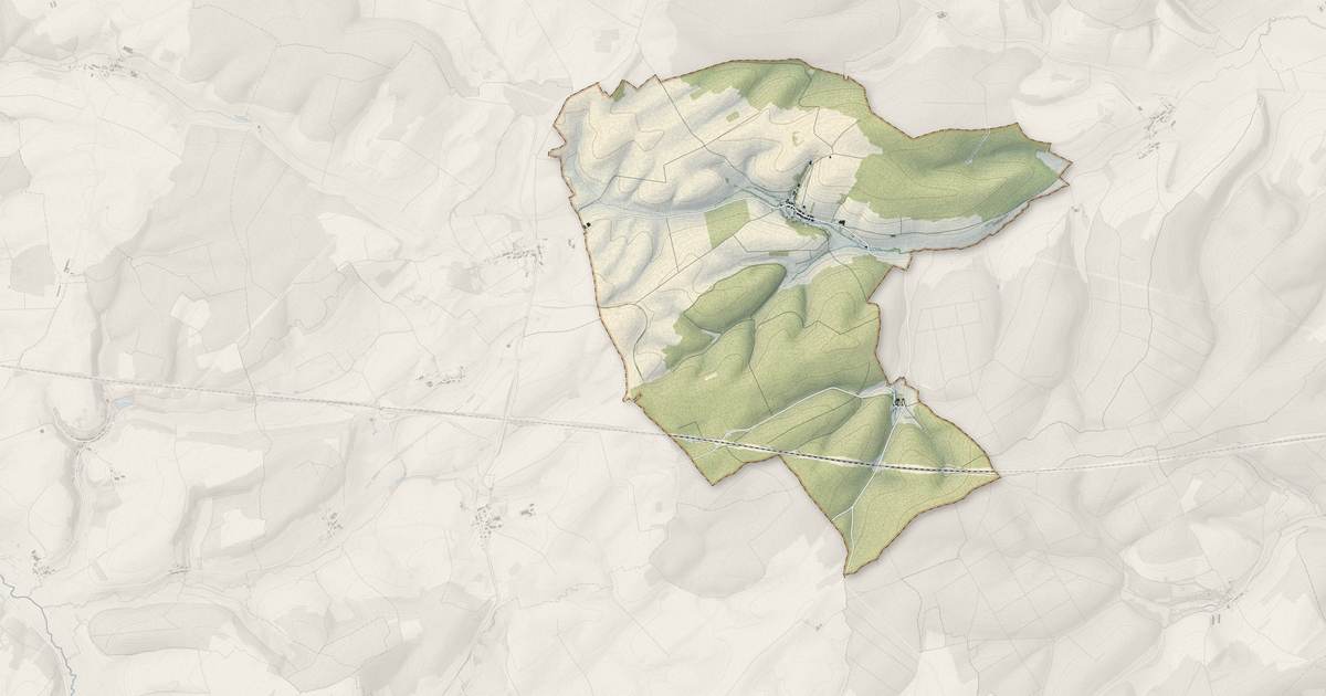 Portrait cartographique de Rambluzin-et-Benoite-Vaux : relief, eau, forêts, bâti et voies, calculés à partir des données de l'IGN