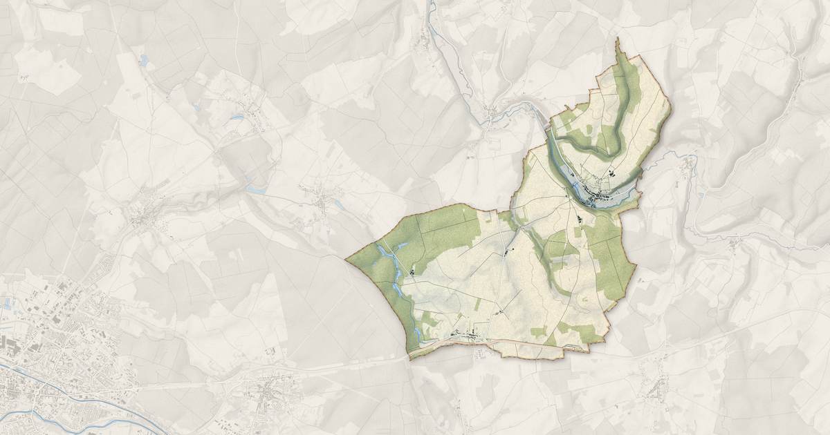 Portrait cartographique de Rupt-aux-Nonains : relief, eau, forêts, bâti et voies, calculés à partir des données de l'IGN