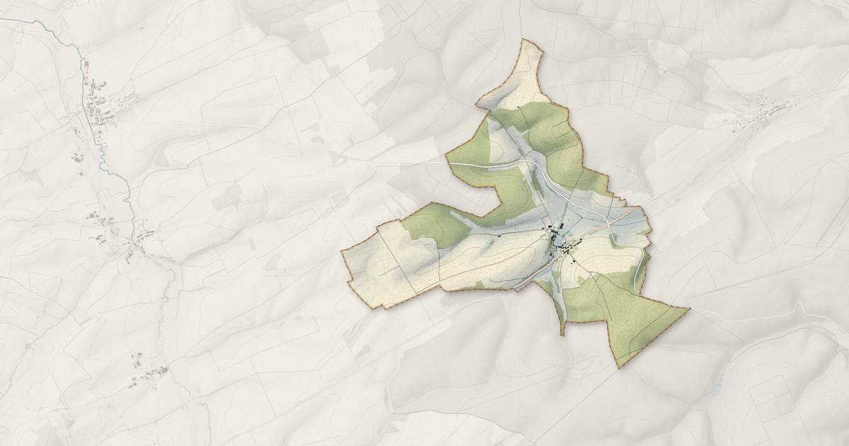 Portrait cartographique de Rupt-devant-Saint-Mihiel : relief, eau, forêts, bâti et voies, calculés à partir des données de l'IGN