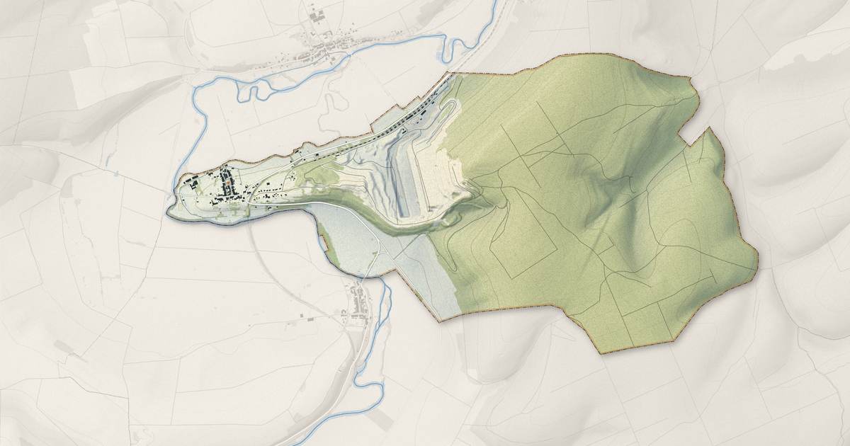 Portrait cartographique de Saint-Germain-sur-Meuse : relief, eau, forêts, bâti et voies, calculés à partir des données de l'IGN