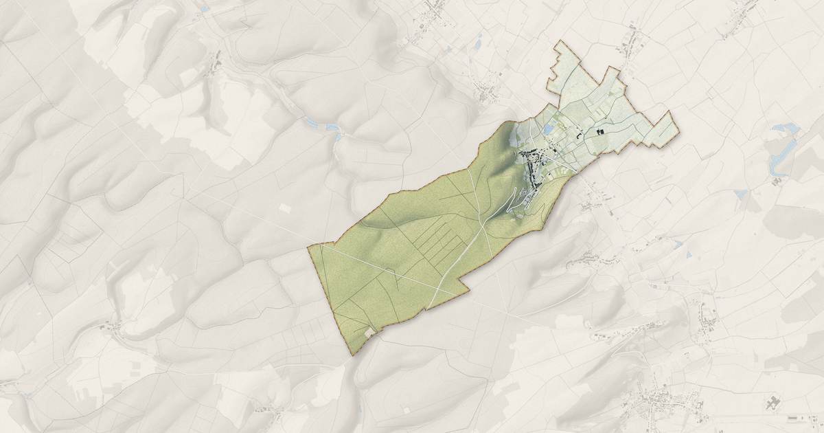 Portrait cartographique de Saint-Maurice-sous-les-Côtes : relief, eau, forêts, bâti et voies, calculés à partir des données de l'IGN