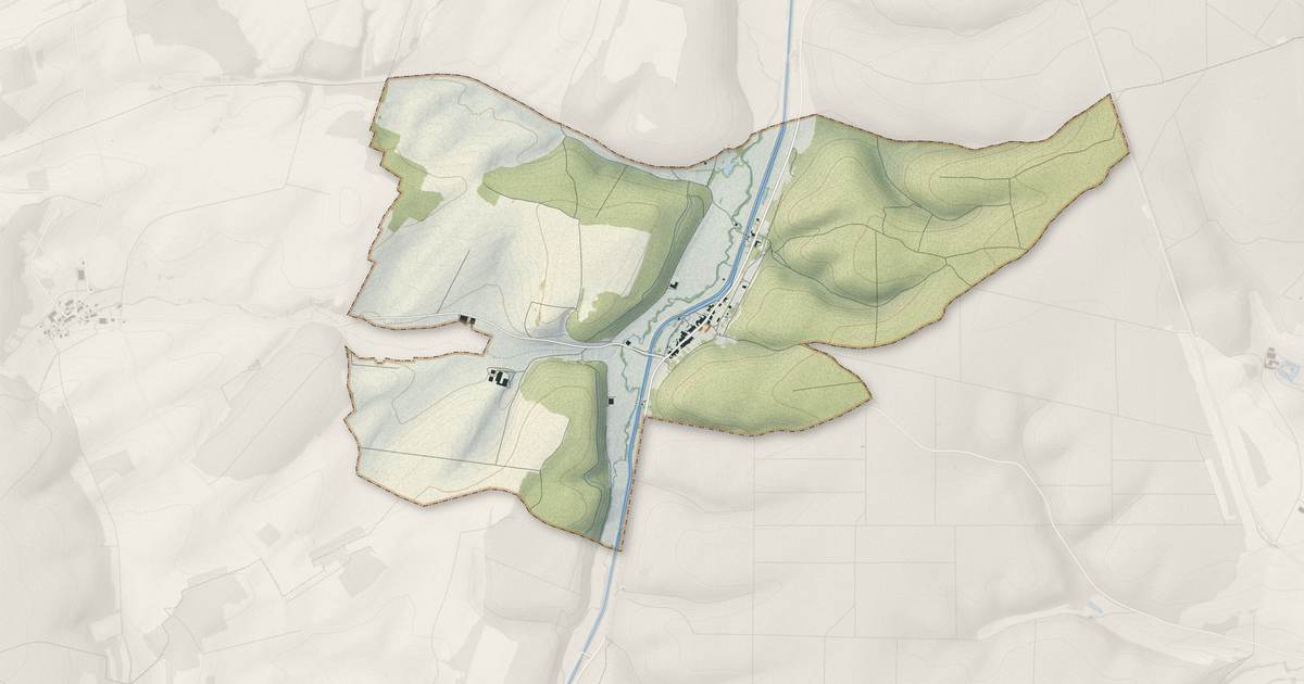 Portrait cartographique de Sauvoy : relief, eau, forêts, bâti et voies, calculés à partir des données de l'IGN
