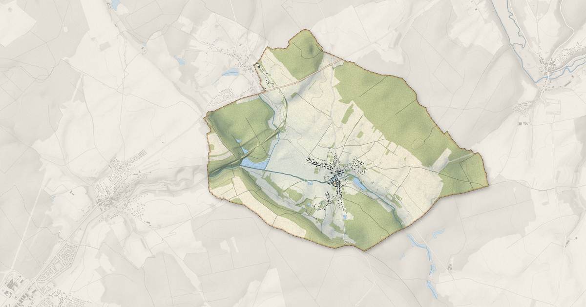 Portrait cartographique de Sommelonne : relief, eau, forêts, bâti et voies, calculés à partir des données de l'IGN