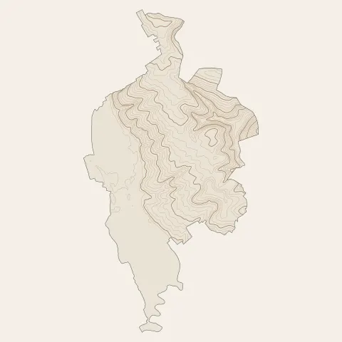 Stenay : courbes de niveau