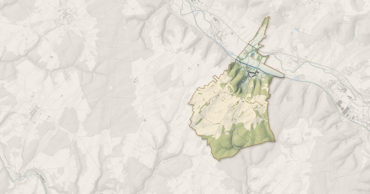 Portrait cartographique de Tannois : relief, eau, forêts, bâti et voies, calculés à partir des données de l'IGN