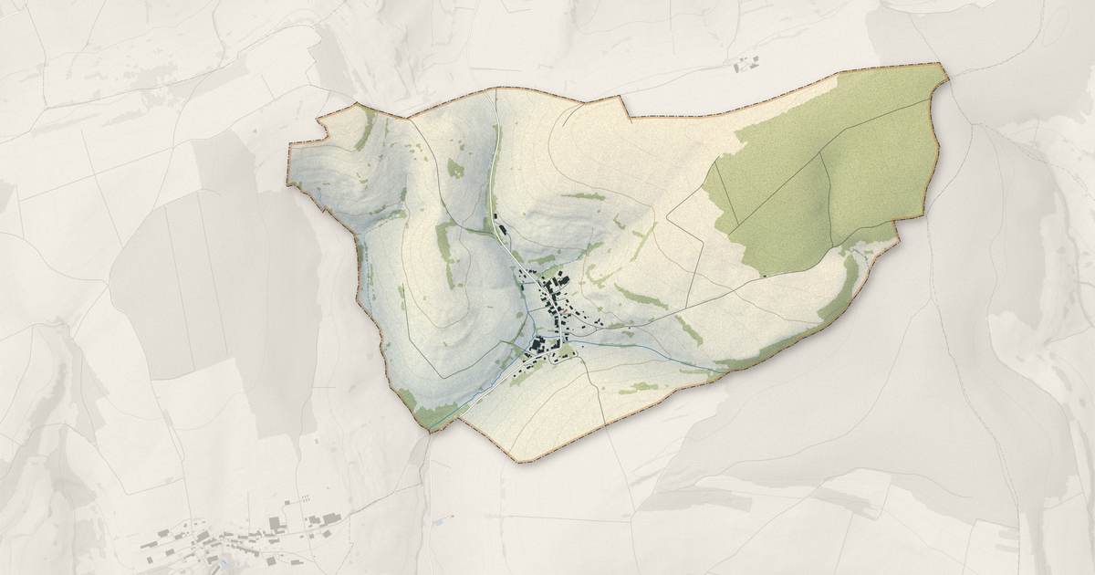 Portrait cartographique de Verneuil-Petit : relief, eau, forêts, bâti et voies, calculés à partir des données de l'IGN