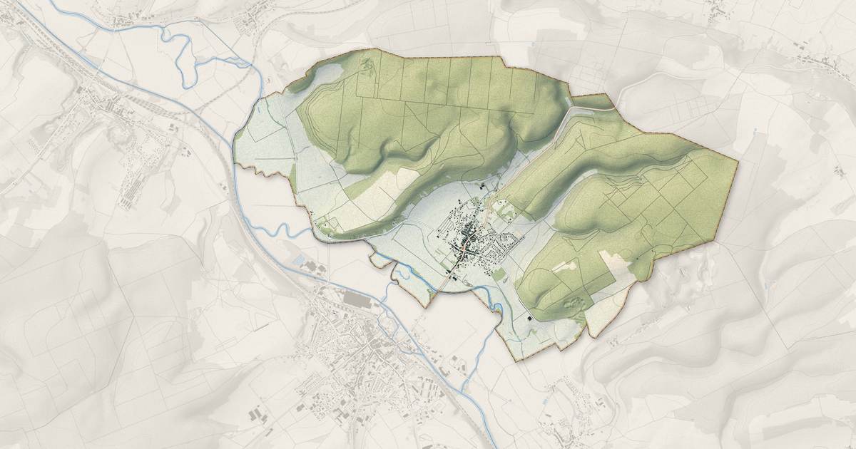 Portrait cartographique de Vignot : relief, eau, forêts, bâti et voies, calculés à partir des données de l'IGN
