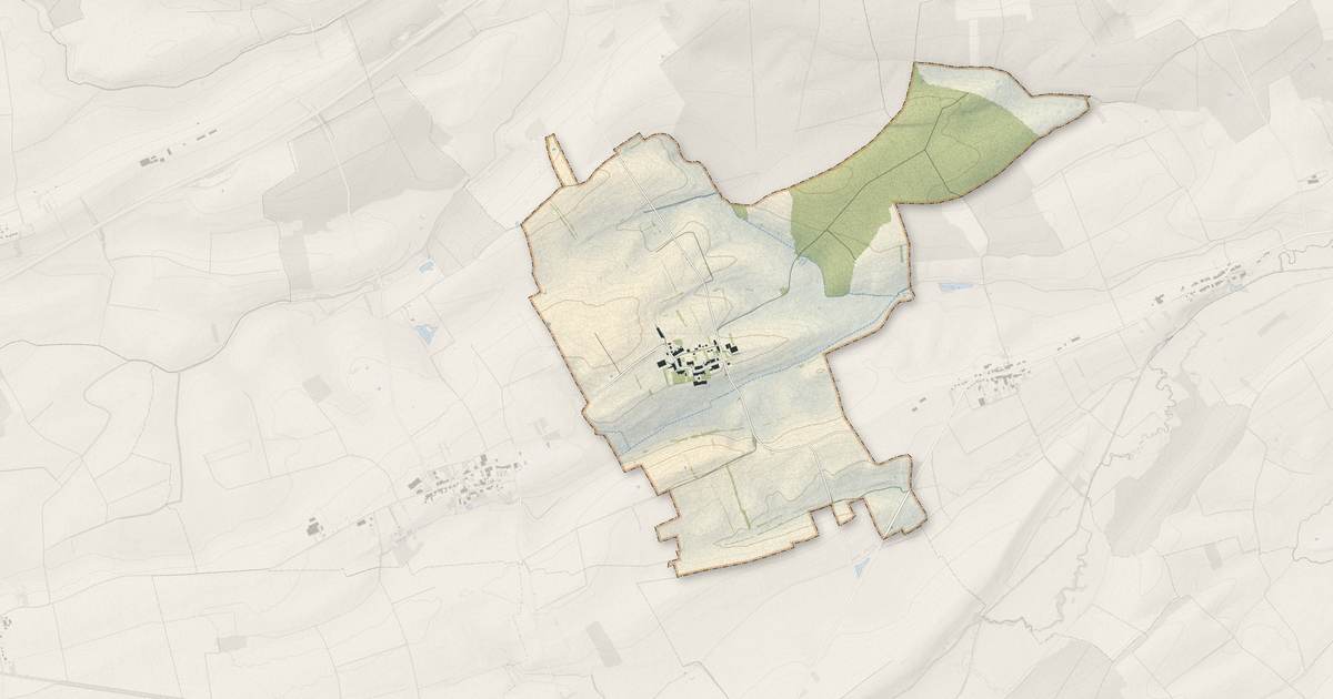 Portrait cartographique de Villers-sous-Pareid : relief, eau, forêts, bâti et voies, calculés à partir des données de l'IGN