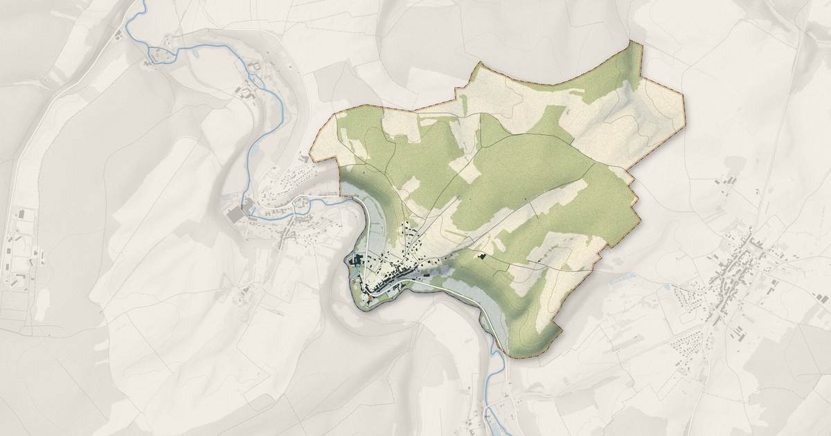 Portrait cartographique de Ville-sur-Saulx : relief, eau, forêts, bâti et voies, calculés à partir des données de l'IGN