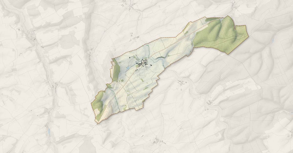 Portrait cartographique de Villotte-sur-Aire : relief, eau, forêts, bâti et voies, calculés à partir des données de l'IGN