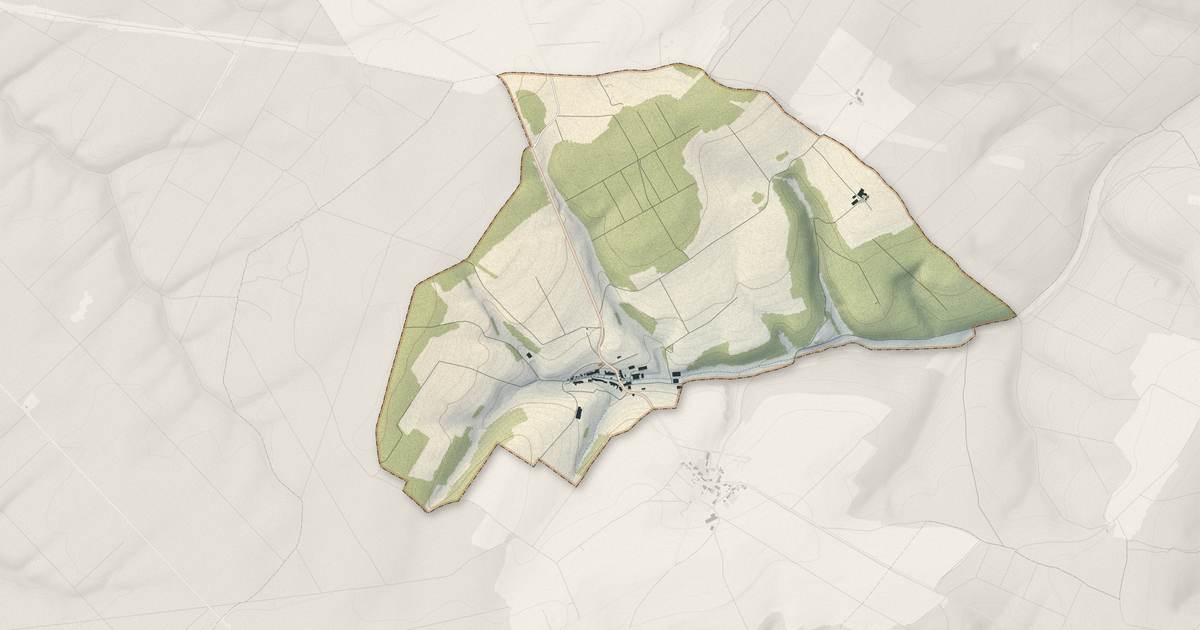 Portrait cartographique de Vouthon-Bas : relief, eau, forêts, bâti et voies, calculés à partir des données de l'IGN
