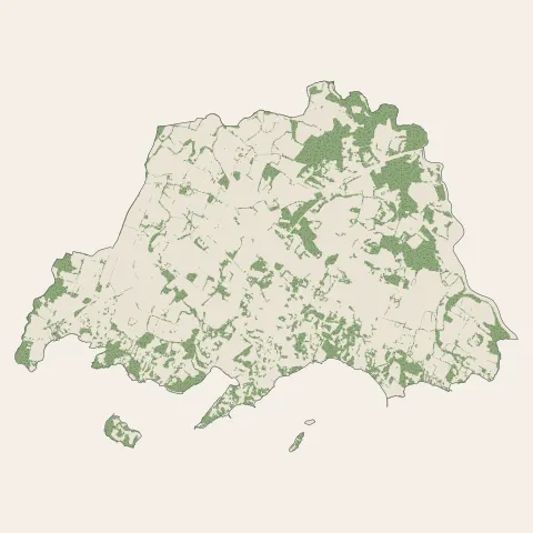 Arradon : bois, forêts et landes