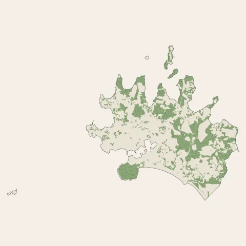 Arzon : bois, forêts et landes