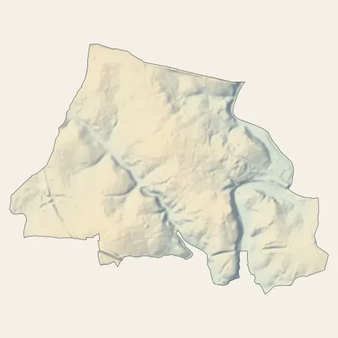 Auray : relief