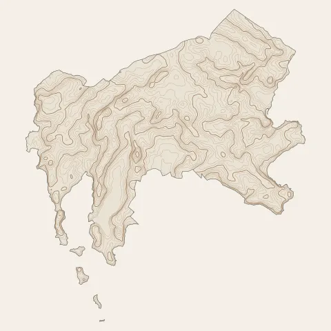Baden : courbes de niveau