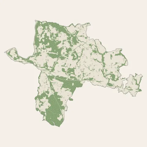 Baud : bois, forêts et landes