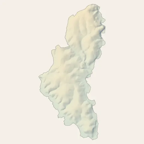 Bréhan : relief