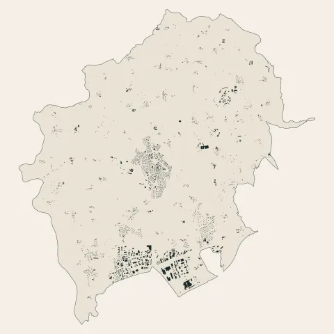 Caudan : bâti