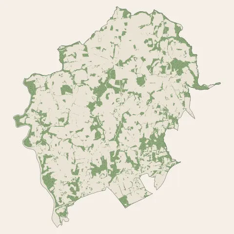 Caudan : bois, forêts et landes