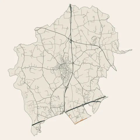 Caudan : voies