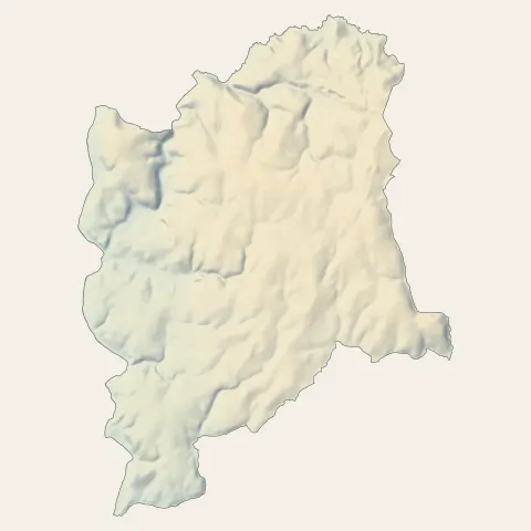 Cléguer : relief