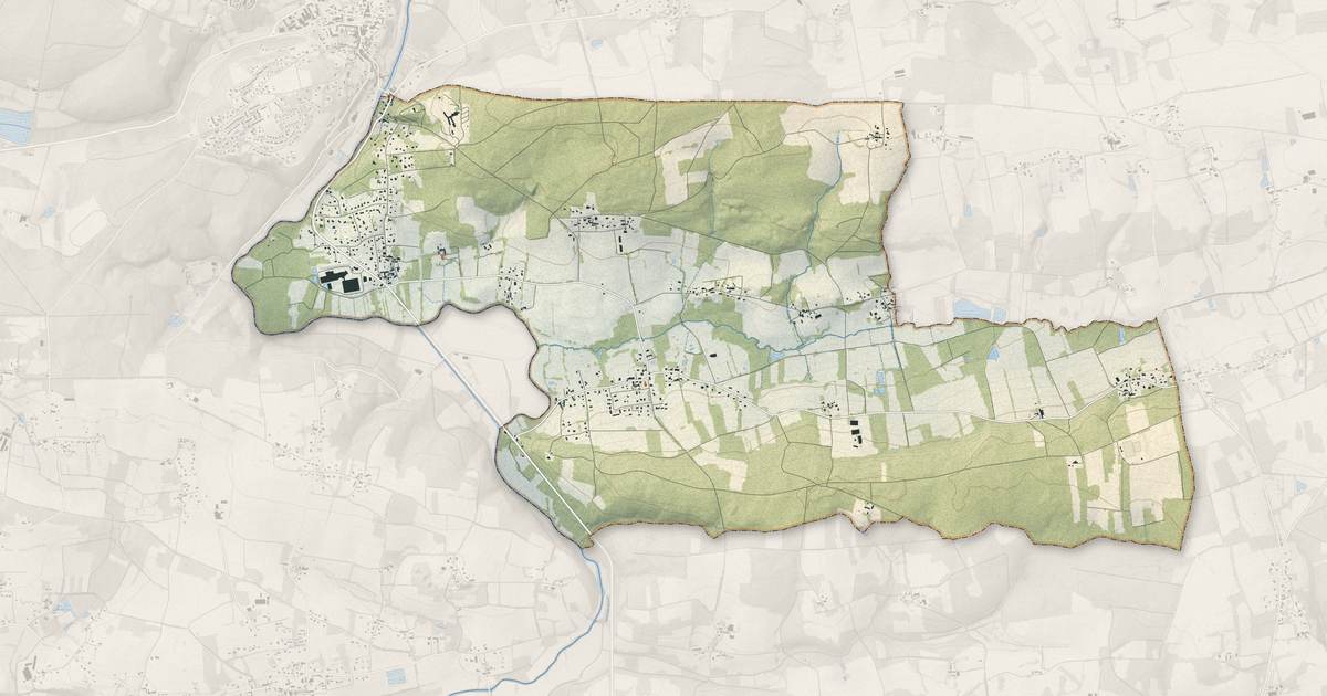 Portrait cartographique de Cournon : relief, eau, forêts, bâti et voies, calculés à partir des données de l'IGN