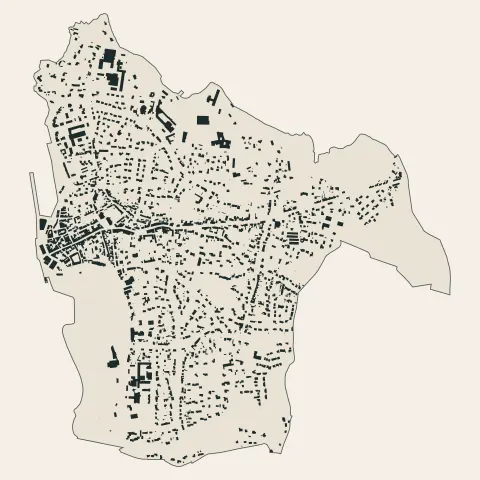 Étel : bâti